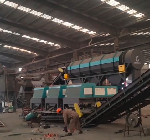 越南地區(qū)分選設(shè)備現(xiàn)場(chǎng)。